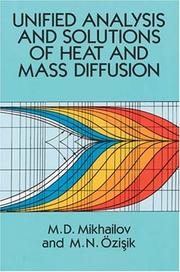 Unified analysis and solutions of heat and mass diffusion by Mikhaĭlov, M. D.