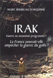 Cover of: Irak  by Marc Boureau d'Argonne
