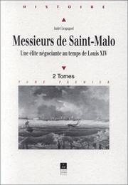 Cover of: Messieurs de Saint-Malo