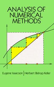 Analysis of numerical methods by Eugene Isaacson