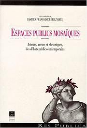 Cover of: Espaces publics mosaïques