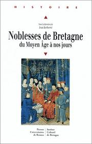 Noblesses de Bretagne du Moyen-Âge à nos jours by Jean Kerherve