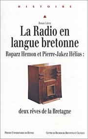 Cover of: La radio en langue bretonne by R. Calvez