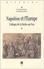 Cover of: Napoleon et l'europe