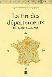 La fin des départements by Loeiz Laurent