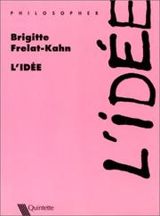 Cover of: L'idée