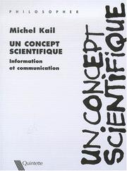 Cover of: Un concept scientifique