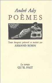 Cover of: Poèmes by André Ady