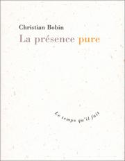 Cover of: La Présence pure