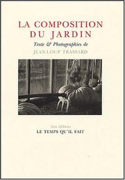 Cover of: La composition du jardin