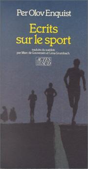 Cover of: Ecrits sur le sport by Per Olov Enquist