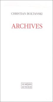 Cover of: Archives