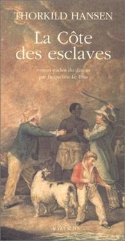 Cover of: La Côte des esclaves