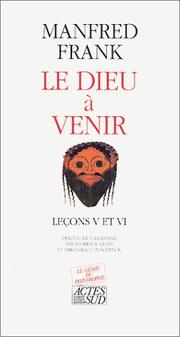 Cover of: Le Dieu à venir