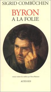 Cover of: Byron à la folie