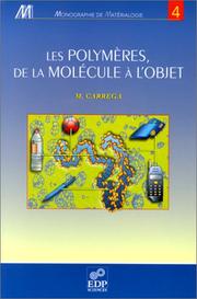 Cover of: Les polymères  by M. Carrega