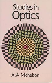 Cover of: Studies in optics