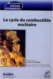 Cover of: Le cycle des combustibles by 
