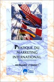 Cover of: Pratique du marketing international by Bernard Lyonnet