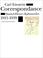 Cover of: Correspondance 1921-1939