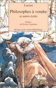 Cover of: Philosophes à vendre et autres écrits