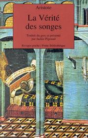 Cover of: La verite des songes