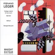 Cover of: Fernand Léger by Georges Bauquier, Bauquier