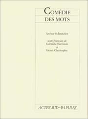 Cover of: Comédie des mots