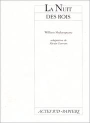 Cover of: La Nuit des rois by William Shakespeare