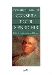 Cover of: Conseils pour s'enrichir