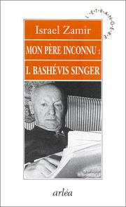 Cover of: Mon père inconnu  by Israel Zamir