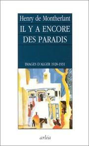 Cover of: Il y a encore des paradis