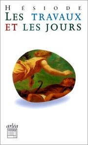 Cover of: Les Travaux et les jours précédé de la "Théogonie"