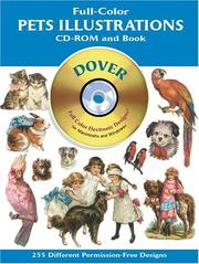 Cover of: Full-Color Pets Illustrations CD-ROM and Book by Dover Publications, Inc.