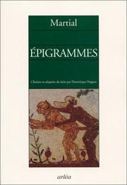Cover of: Epigrammes