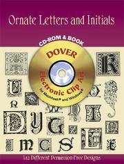 Cover of: Ornate Letters and Initials CD-ROM and Book by Dover Publications, Inc.