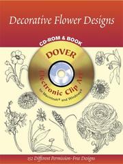 Cover of: Decorative Flower Designs CD-ROM and Book