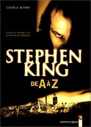 Cover of: Stephen King de A à Z by George W. Beahm