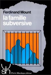 Cover of: La Famille subversive