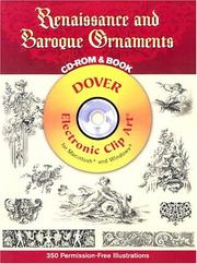 Cover of: Renaissance and Baroque Ornaments CD-ROM and Book by Dover Publications, Inc.