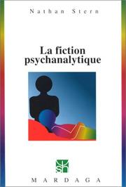 Cover of: La fiction psychanalytique