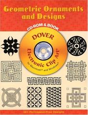 Cover of: Geometric Ornaments and Designs CD-ROM and Book