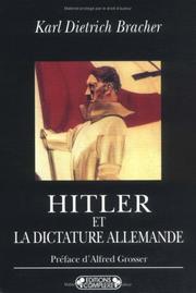 Cover of: Hitler et la dictature allemande by Dietrich.
