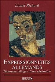 Cover of: Expressionnistes allemands