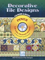 Cover of: Decorative Tile Designs CD-ROM and Book (Full Colour Electronic Design)