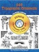 660 Typographic Ornaments CD-ROM and Book by Dover Publications, Inc.