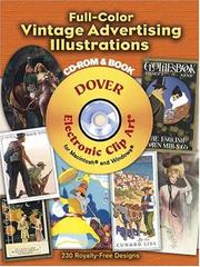 Cover of: Full-Color Vintage Advertising Illustrations CD-ROM and Book by Dover Publications, Inc.