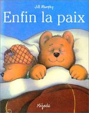 Cover of: Enfin la paix