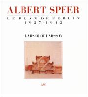 Cover of: Plan de berlin, 1937-1943 by Lars Olof Larsson