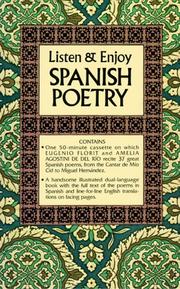 Cover of: Listen & Enjoy Spanish Poetry